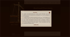 Desktop Screenshot of kasliwalchambers.com